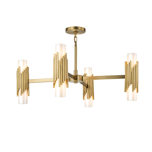 Подвесная люстра Elstead Lighting MARVELE8-AB-OPAL изображение в интернет-магазине Cramer Light