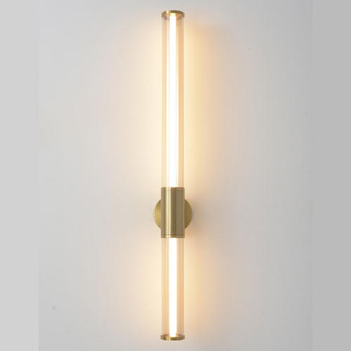 Настенный светильник Crystal Lux LINEUP AP18W LED BRASS изображение в интернет-магазине Cramer Light