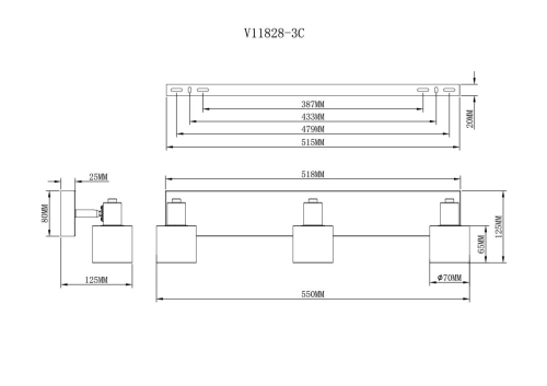 Спот Moderli Malet V11828-3C изображение в интернет-магазине Cramer Light фото 10