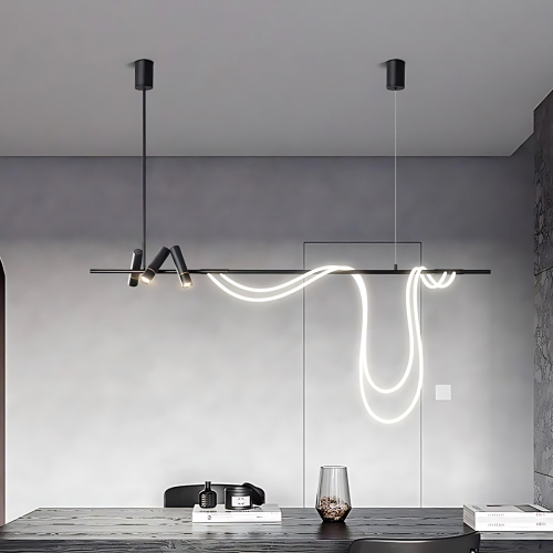 Подвесной светильник Delight Collection 7242P/L1200 black/white изображение в интернет-магазине Cramer Light фото 3