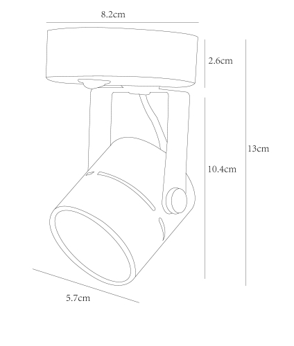 Спот Arte Lamp Mizar A1311AP-1WH изображение в интернет-магазине Cramer Light фото 3