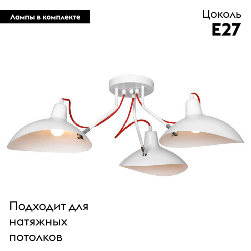 Потолочная люстра Lussole Loft Navajo GRLSP-8126 изображение в интернет-магазине Cramer Light фото 2