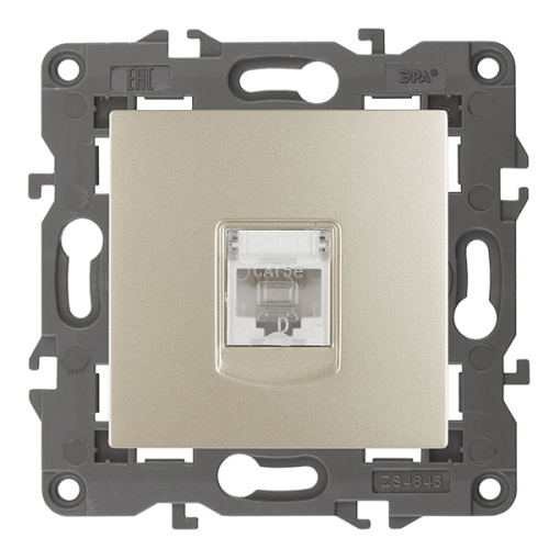 Розетка RJ45 ЭРА Elegance 14-3107-04 Б0034305 дополнительное фото