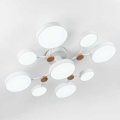 Потолочная люстра LED4U L3201-780 WT изображение в интернет-магазине Cramer Light фото 5