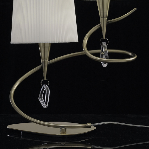 Настольная лампа Mantra Mara Antique Brass 1631 изображение в интернет-магазине Cramer Light фото 4