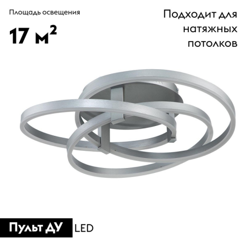 Потолочная люстра Indigo Pleiade 14002/3C Silver V000001L изображение в интернет-магазине Cramer Light фото 2