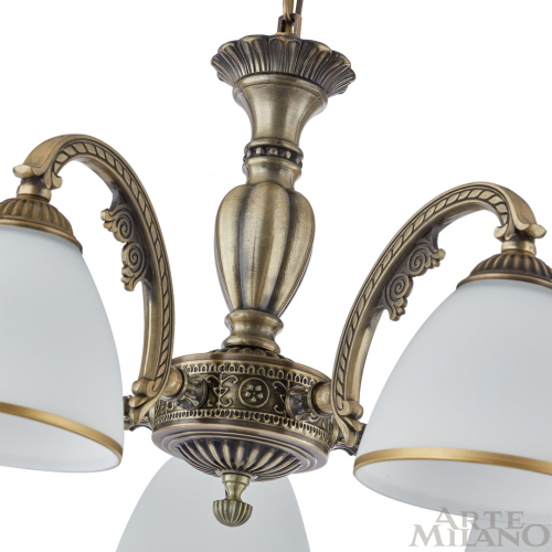 Подвесная люстра Arte Milano 340837/5 AB изображение в интернет-магазине Cramer Light фото 5