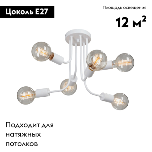 Потолочная люстра Vitaluce V4960-0/6PL изображение в интернет-магазине Cramer Light фото 2
