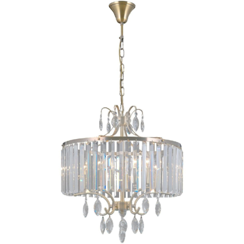 Подвесная люстра Illumico IL3519-5PSQ-24 AB LYRA изображение в интернет-магазине Cramer Light