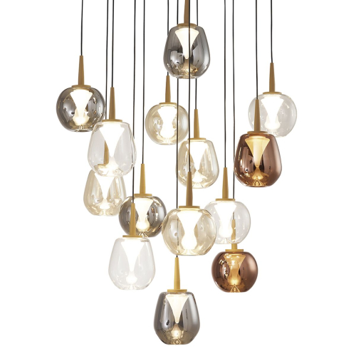 Каскадная люстра Mantra Andromeda 8935+14PL изображение в интернет-магазине Cramer Light фото 2