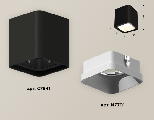 Накладной светильник Ambrella Light Techno XS7841001 (C7841, N7701) изображение в интернет-магазине Cramer Light фото 4