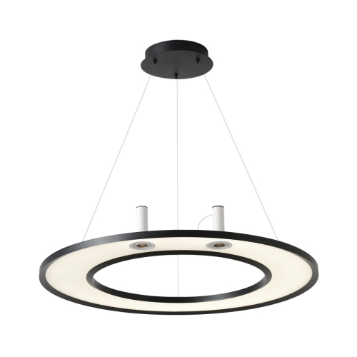 Подвесной светильник Crystal Lux CONTOUR SP50W LED BLACK изображение в интернет-магазине Cramer Light фото 4