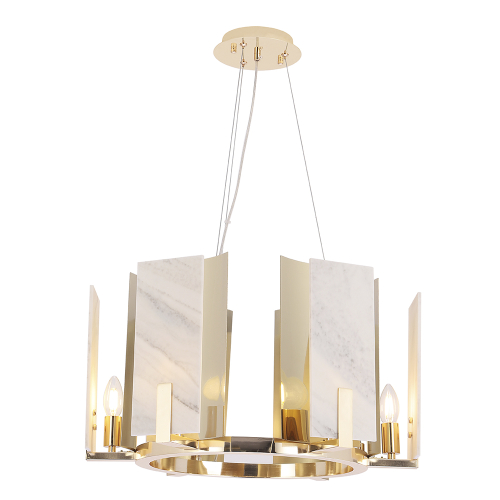 Подвесная люстра Crystal Lux DELUXE SP6 изображение в интернет-магазине Cramer Light фото 3