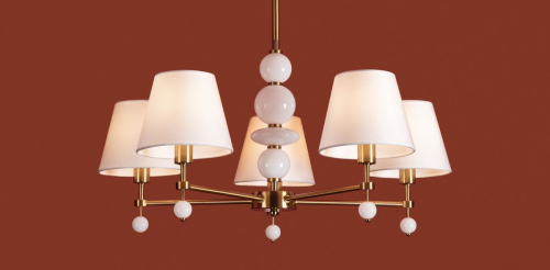 Люстра на штанге Freya Lucente FR2064PL-05BS изображение в интернет-магазине Cramer Light фото 13