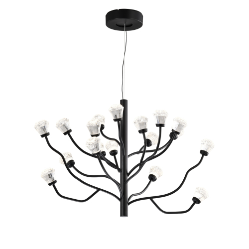 Подвесная люстра Delight Collection P0550-18A black изображение в интернет-магазине Cramer Light фото 2