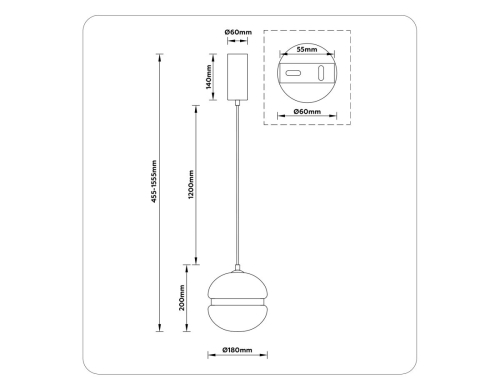 Подвесной светильник Ambrella Light High Light Modern LH11003 изображение в интернет-магазине Cramer Light фото 6