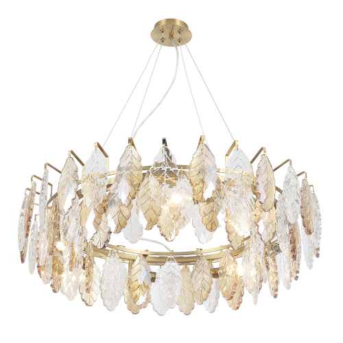 Подвесная люстра Crystal Lux TREVI SP8 BRASS изображение в интернет-магазине Cramer Light фото 3
