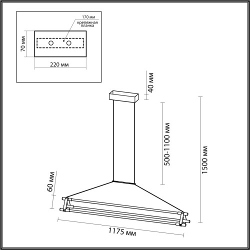 Подвесная люстра Odeon Light Stretto 4394/48L изображение в интернет-магазине Cramer Light фото 2