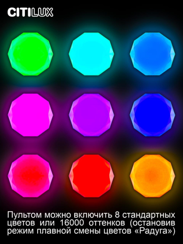 Потолочный светильник Citilux Астрон CL733900G изображение в интернет-магазине Cramer Light фото 4