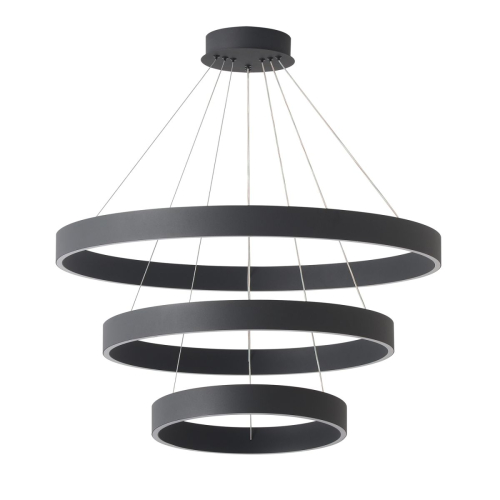 Подвесная люстра Crystal Lux TRON SP158W LED BLACK изображение в интернет-магазине Cramer Light фото 8