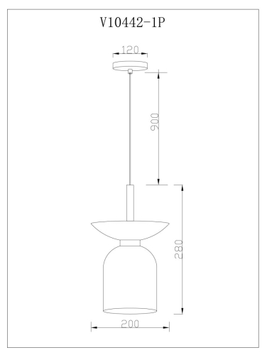 Подвесной светильник Moderli Lecce V11553-1P изображение в интернет-магазине Cramer Light фото 6