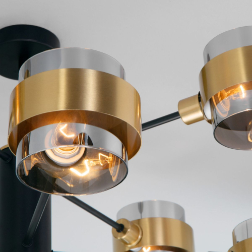 Потолочная люстра Eurosvet Arcada 70127/8 черный изображение в интернет-магазине Cramer Light фото 5