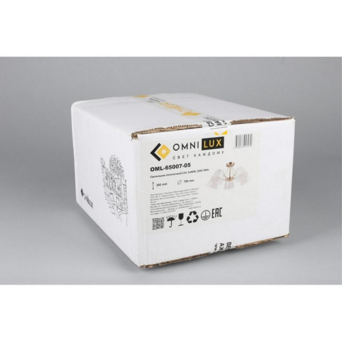 Потолочная люстра Omnilux Rapallo OML-65007-05 изображение в интернет-магазине Cramer Light фото 9