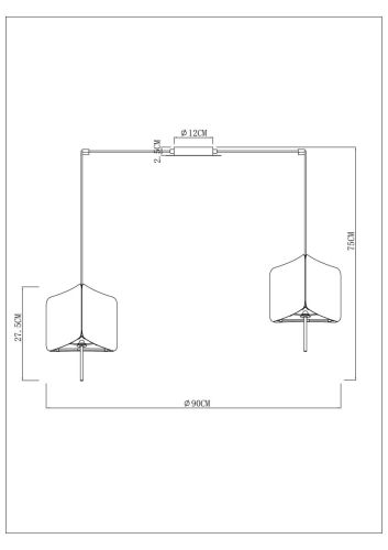 Подвесная люстра Arte Lamp Trixie A7084SP-8BK изображение в интернет-магазине Cramer Light фото 6
