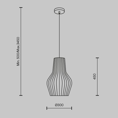 Подвесной светильник Maytoni Roots MOD191PL-01W1 изображение в интернет-магазине Cramer Light фото 7