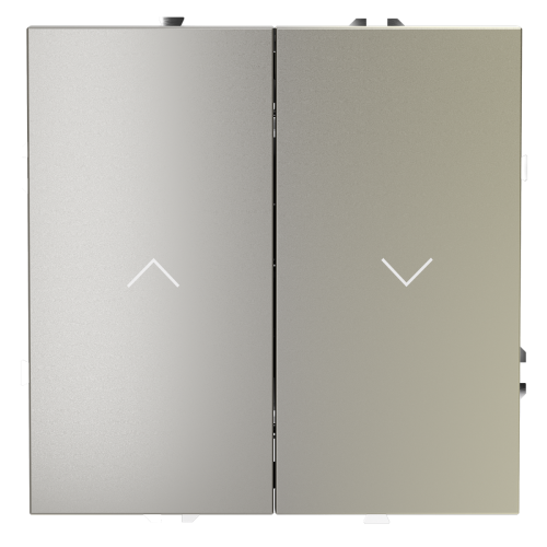 Выключатель встраиваемый Voltum S70 для жалюзи 10А, (шелк) VLS020704 дополнительное фото