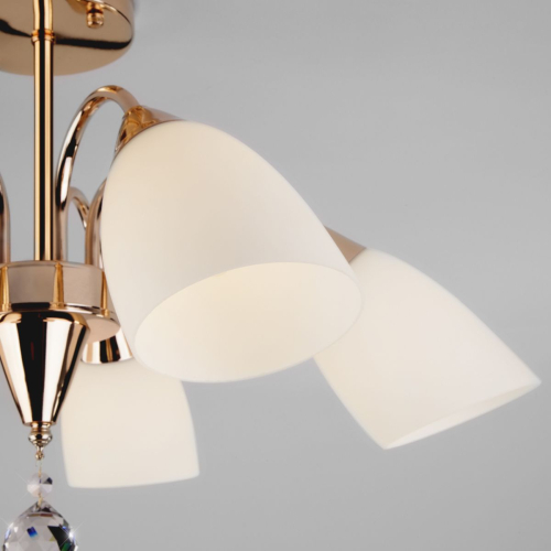 Потолочная люстра Eurosvet Ellene 30149/5 золото изображение в интернет-магазине Cramer Light фото 4