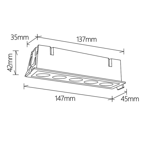 Встраиваемый светильник Mantra Blau 9132 изображение в интернет-магазине Cramer Light фото 2