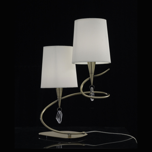 Настольная лампа Mantra Mara Antique Brass 1631 изображение в интернет-магазине Cramer Light фото 2