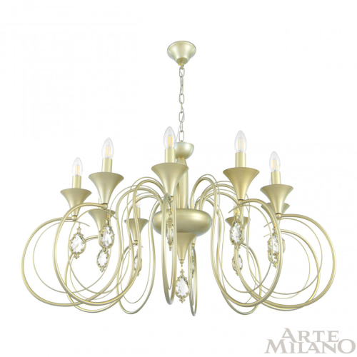 Подвесная люстра Arte Milano 349920/10 CG изображение в интернет-магазине Cramer Light фото 4