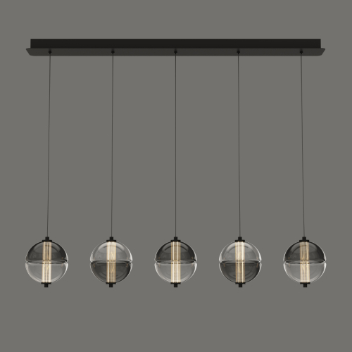 Подвесной светильник Delight Collection MD24022079-5B black/smoky изображение в интернет-магазине Cramer Light
