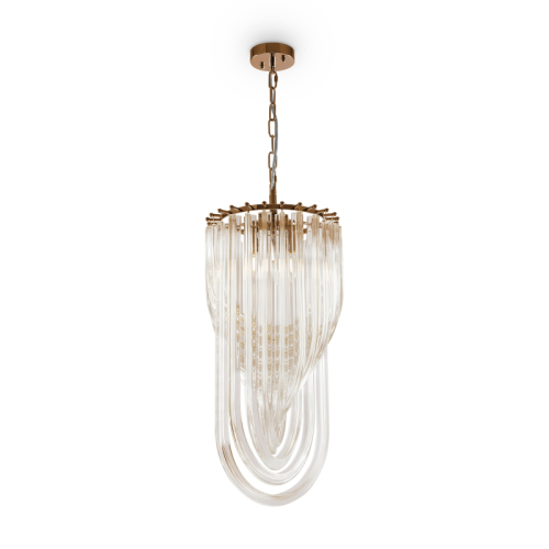 Подвесная люстра Freya Onda FR5182PL-03FG изображение в интернет-магазине Cramer Light
