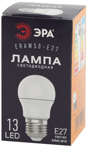 Лампа светодиодная Эра E27 3W 3000K ERAW50-E27 Б0049582 изображение в интернет-магазине Cramer Light фото 4