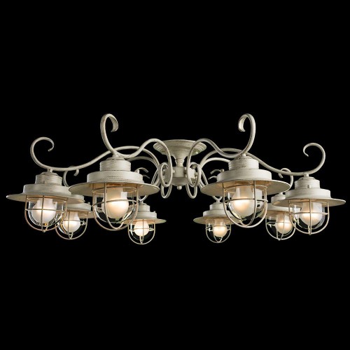 Потолочная люстра Arte Lamp 6 A4579PL-8WG изображение в интернет-магазине Cramer Light фото 4