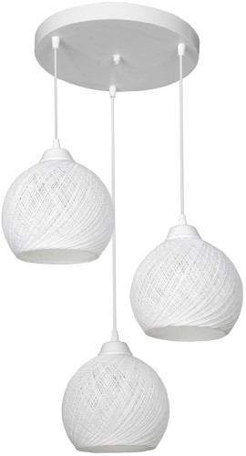 Подвесной светильник Toplight Lizbeth TL1612R-03WH изображение в интернет-магазине Cramer Light