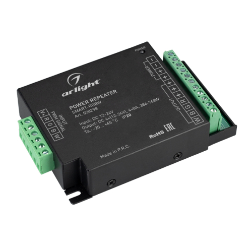 Усилитель Arlight Smart-RGBW (12-24V, 4x8A) 028298 изображение в интернет-магазине Cramer Light