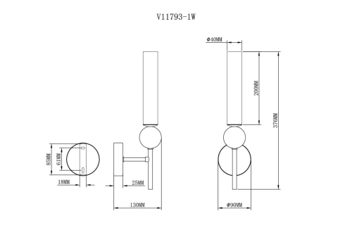 Бра Moderli Illis V11793-1W дополнительное фото фото 9