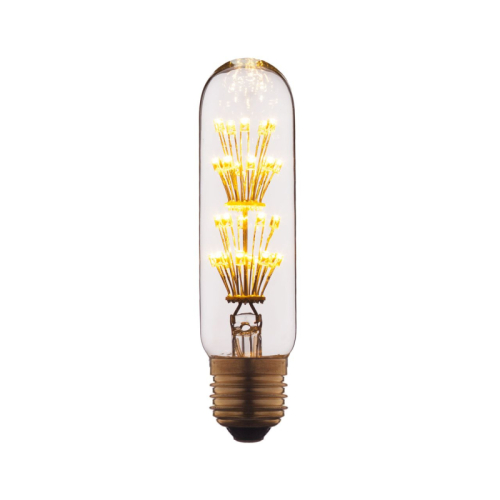 Лампа светодиодная филаментная Loft IT E27 2W прозрачная T1030LED изображение в интернет-магазине Cramer Light
