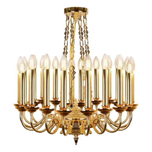 Подвесная люстра iLamp Louvre MD8551-20 GD изображение в интернет-магазине Cramer Light