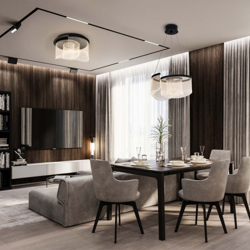 Потолочный светильник Modestyle MS.8041.480 BK изображение в интернет-магазине Cramer Light фото 8