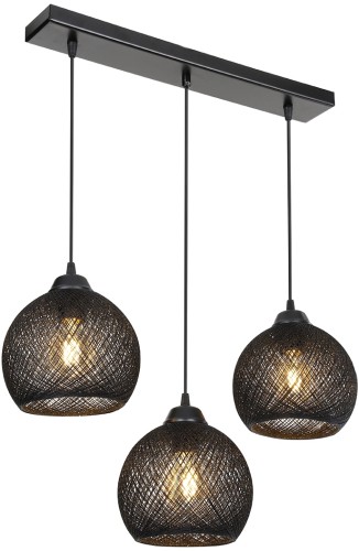 Подвесной светильник Toplight Lizbeth TL1612L-03BK изображение в интернет-магазине Cramer Light фото 2