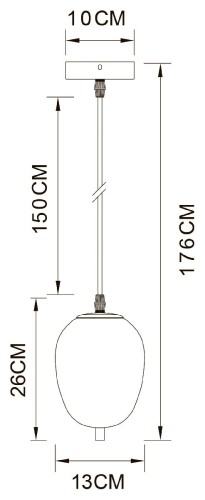 Подвесной светильник Arte Lamp Freddie A2232SP-1PB изображение в интернет-магазине Cramer Light фото 3