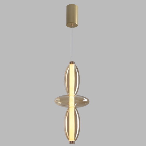 Подвесной светильник Crystal Lux QUASAR SP14W LED AMBER изображение в интернет-магазине Cramer Light фото 5