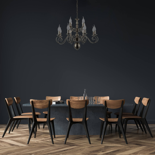 Подвесная люстра Arte Lamp A1129LM-12AB изображение в интернет-магазине Cramer Light фото 4