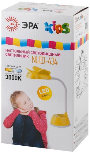 Настольная лампа ЭРА NLED-434-6W-Y Б0031618 изображение в интернет-магазине Cramer Light фото 2