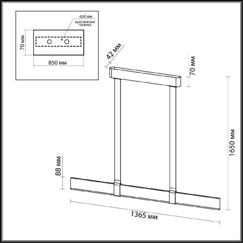 Подвесной светильник Odeon Light Vincent 6630/36L изображение в интернет-магазине Cramer Light фото 2